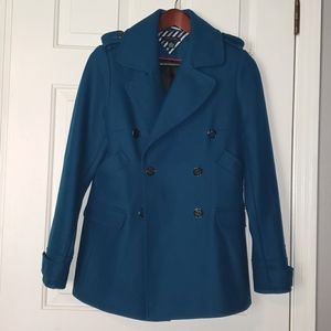 Tommy Hilfiger Peacock Blue Coat Size 8